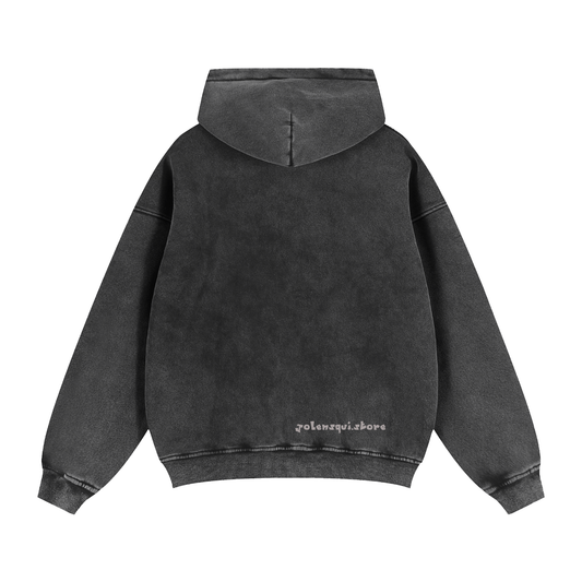Zip-Through Boxy Fleece Hoodie