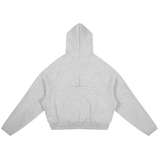 Curved Panel Raglan Hoodie