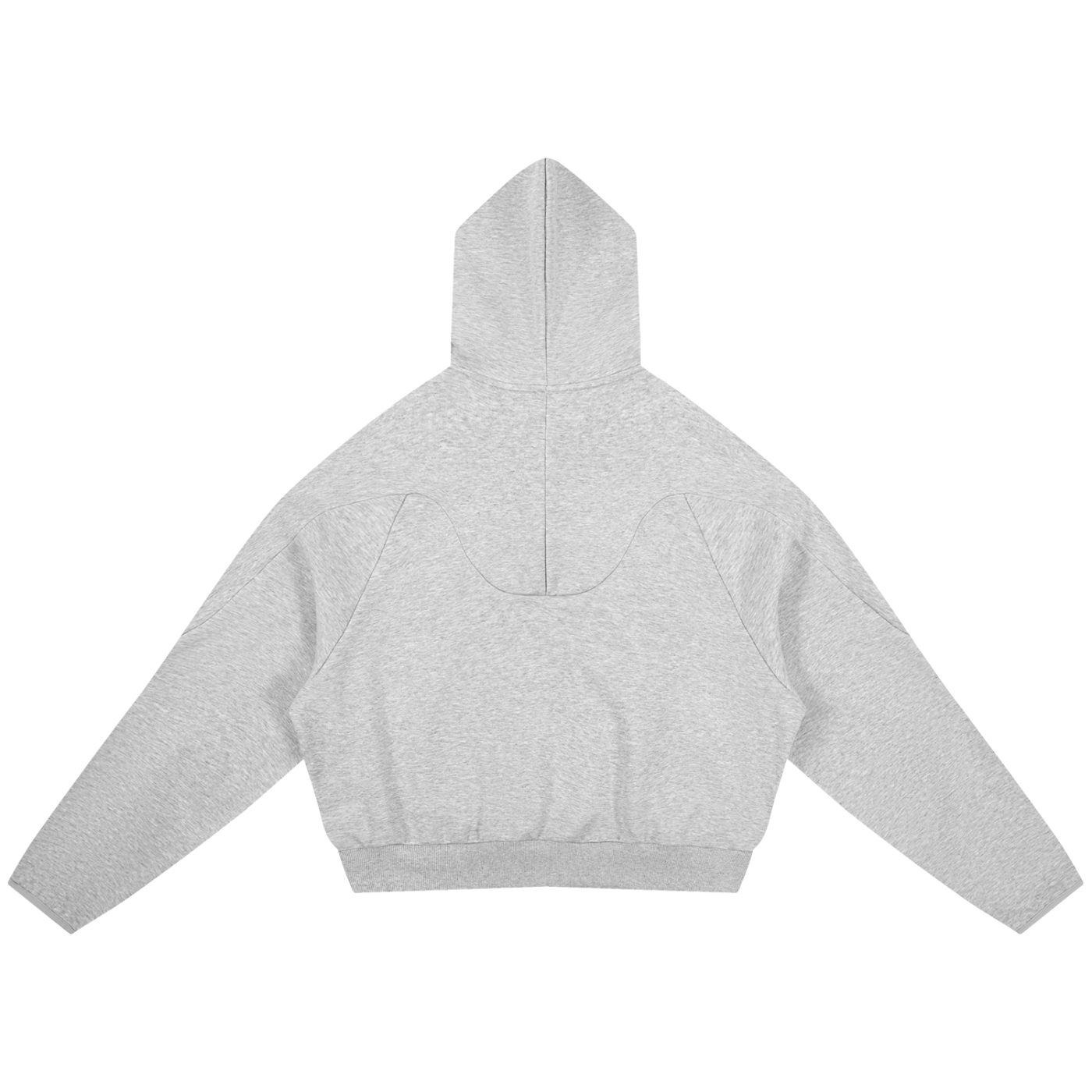 Curved Panel Raglan Hoodie