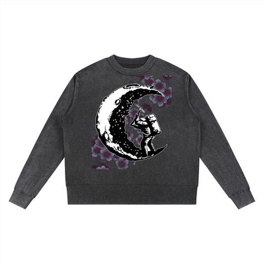 Mineral Wash Oversized Sweater