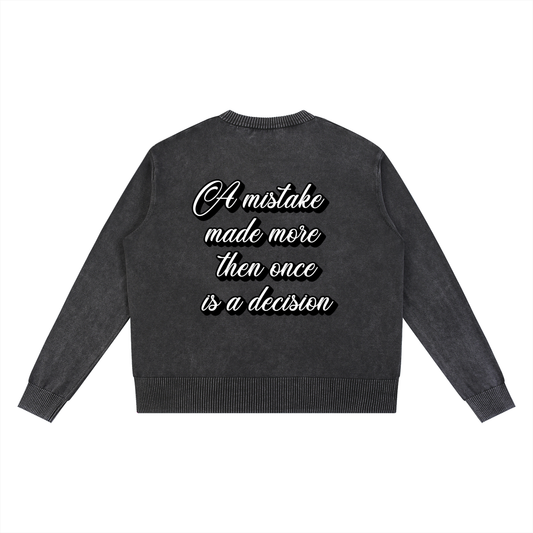 Mineral Wash Oversized Sweater