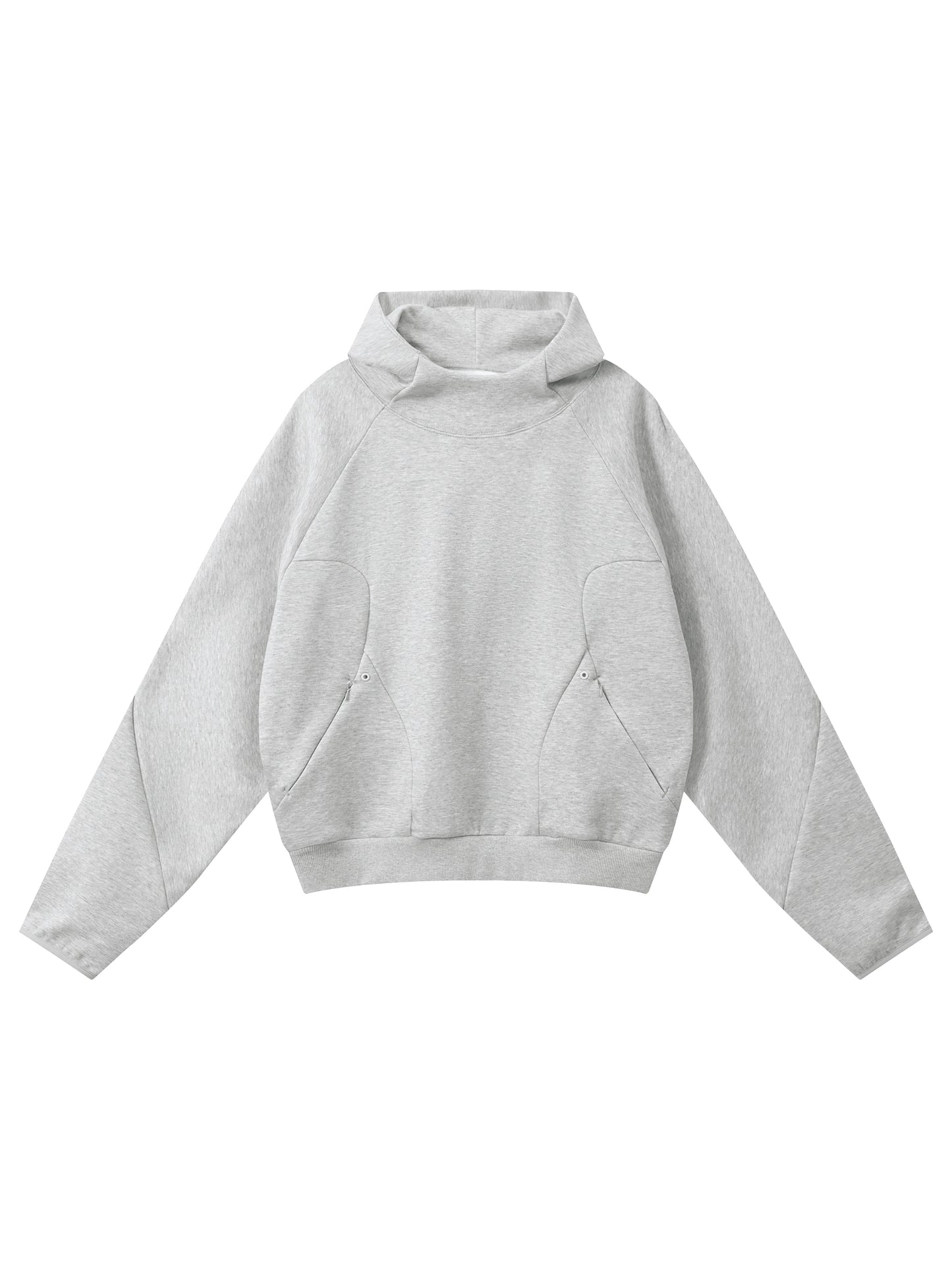 Curved Panel Raglan Hoodie